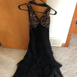Black cocktail dress